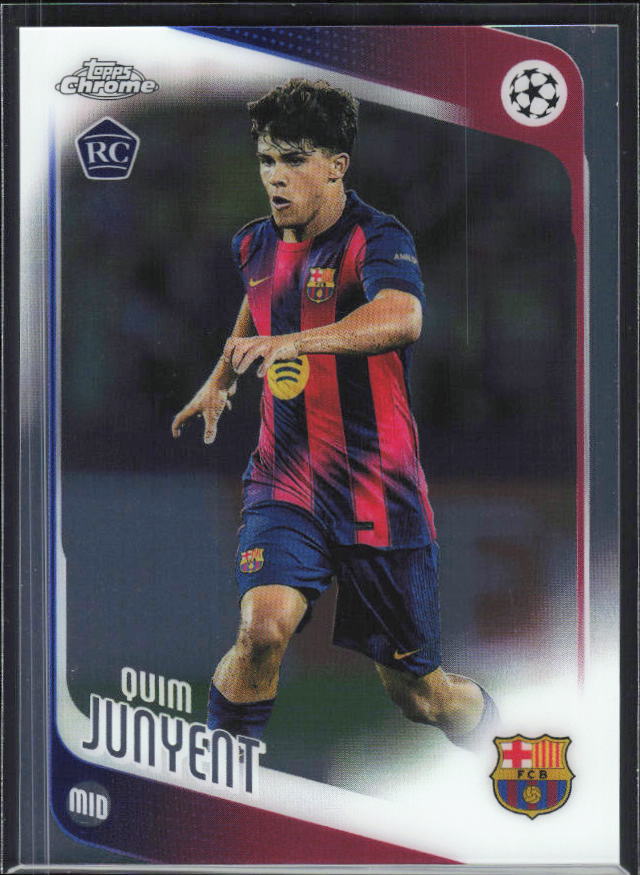 2025-26 Topps Chrome UEFA Club Competitions #93 Quim Junyent – framsida