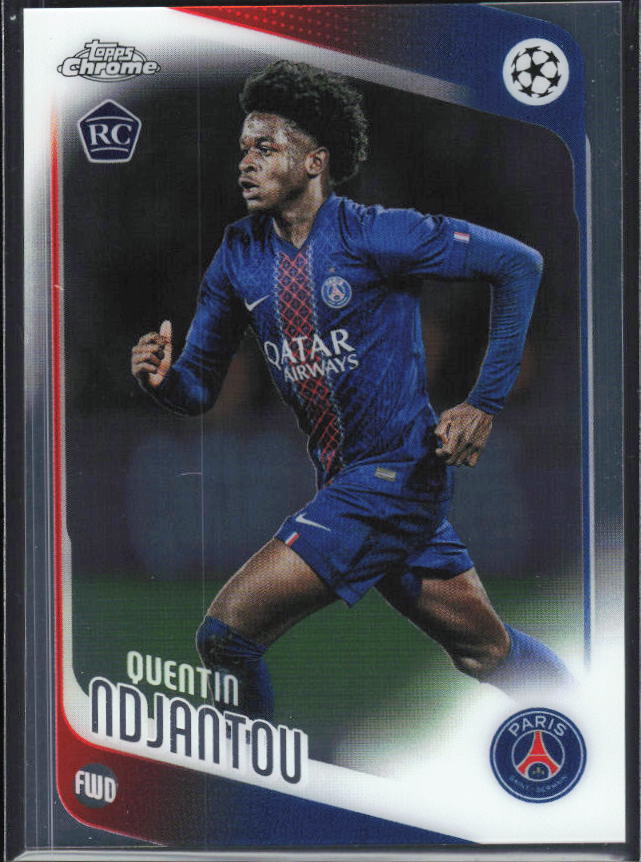 2025-26 Topps Chrome UEFA Club Competitions #166 Quentin Ndjantou – framsida