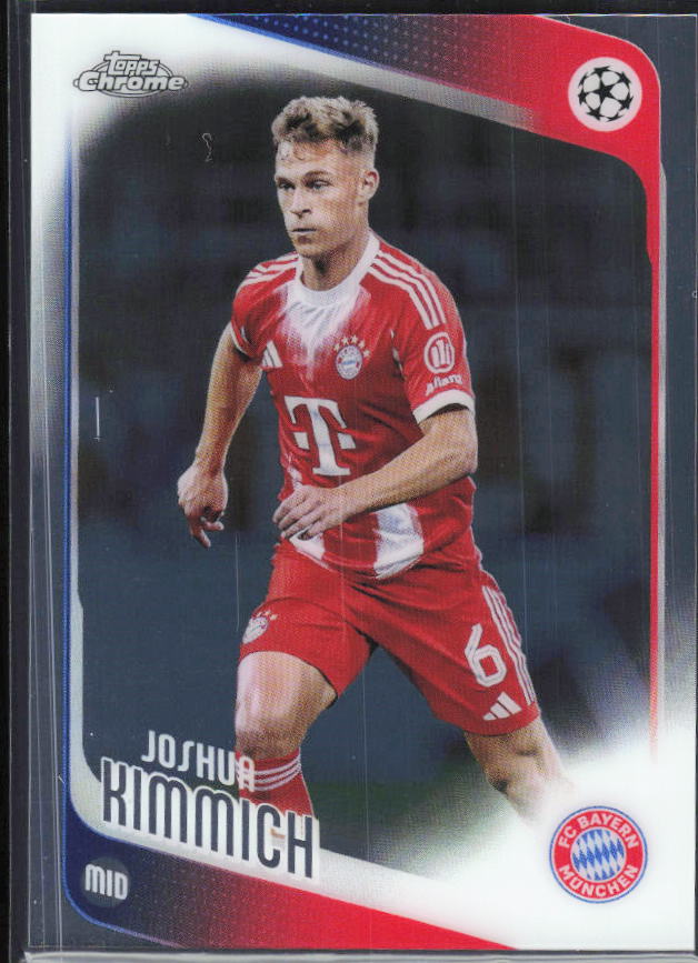 2025-26 Topps Chrome UEFA Club Competitions #55 Joshua Kimmich – framsida
