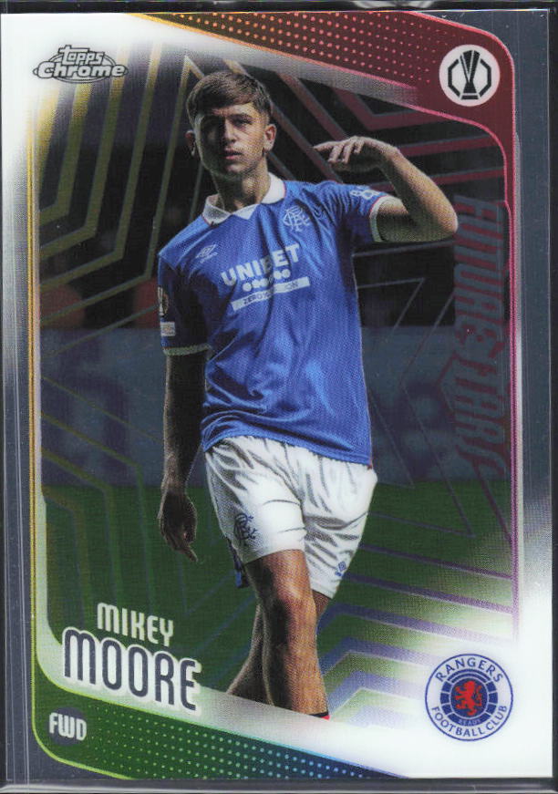 2025-26 Topps Chrome UEFA Club Competitions #56 Mikey Moore – framsida