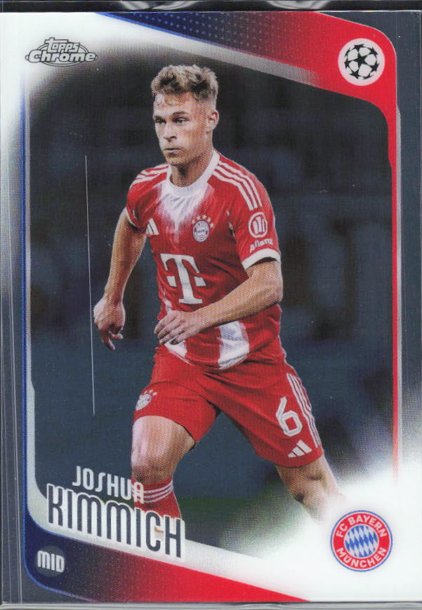 2025-26 Topps Chrome UEFA Club Competitions #55 Joshua Kimmich – framsida