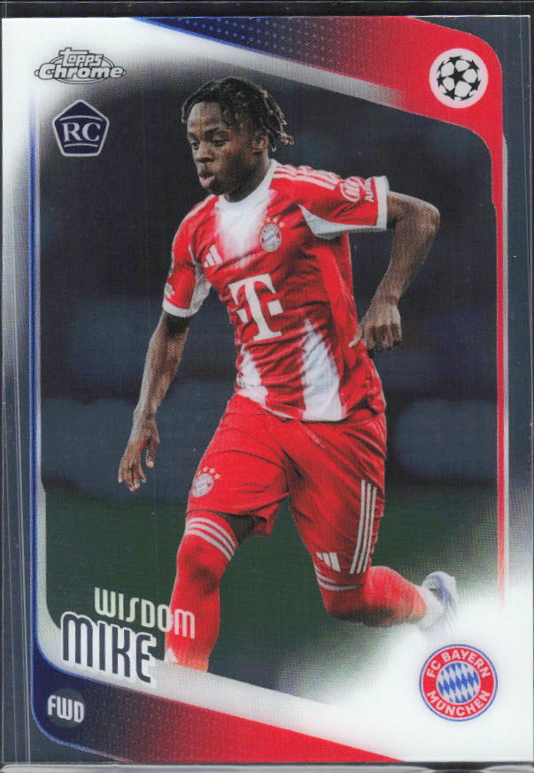 2025-26 Topps Chrome UEFA Club Competitions #88 Wisdom Mike – framsida