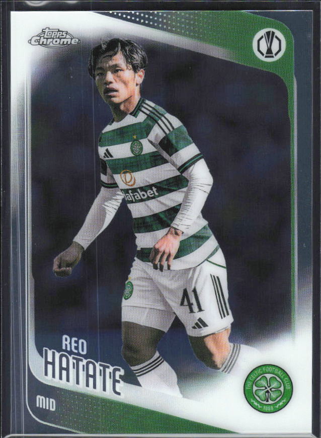 2025-26 Topps Chrome UEFA Club Competitions #40 Reo Hatate – framsida