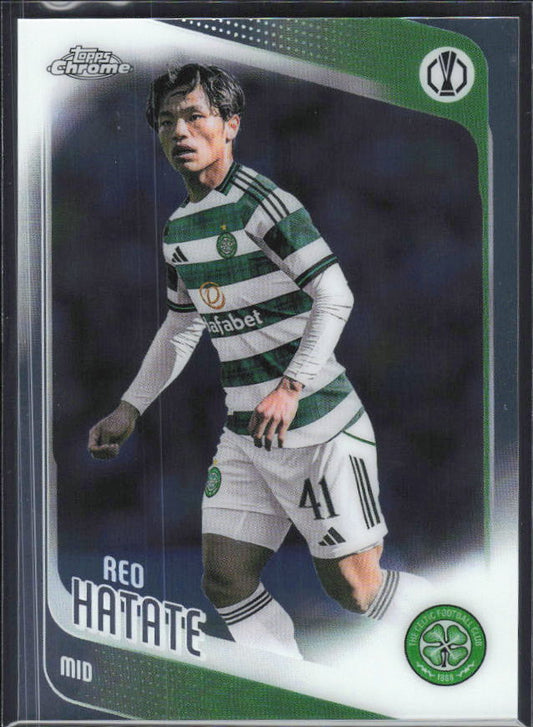 2025-26 Topps Chrome UEFA Club Competitions #40 Reo Hatate – framsida