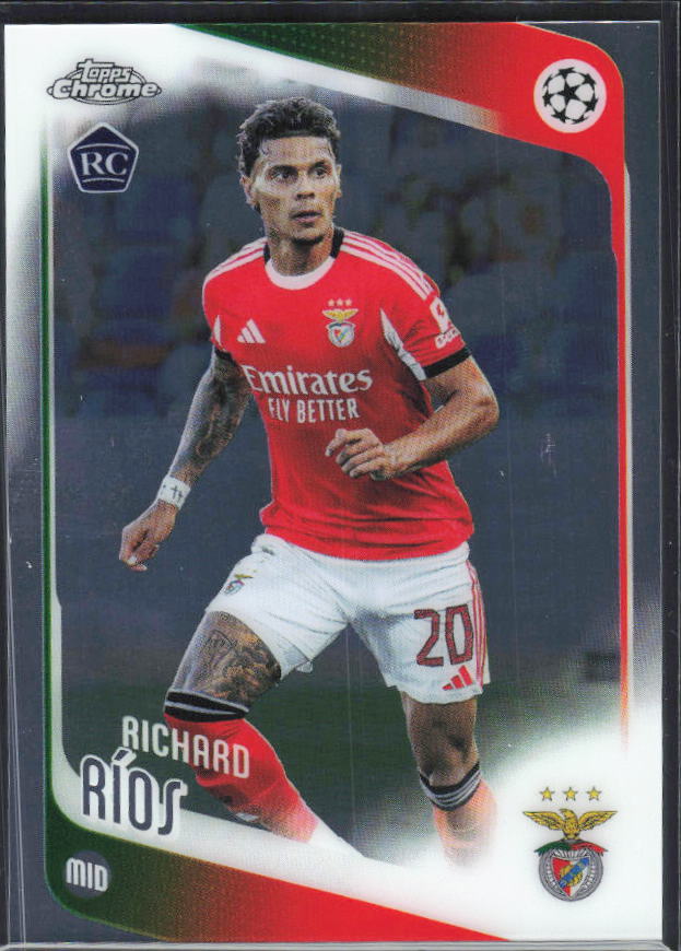 2025-26 Topps Chrome UEFA Club Competitions #16 Richard Ríos – framsida