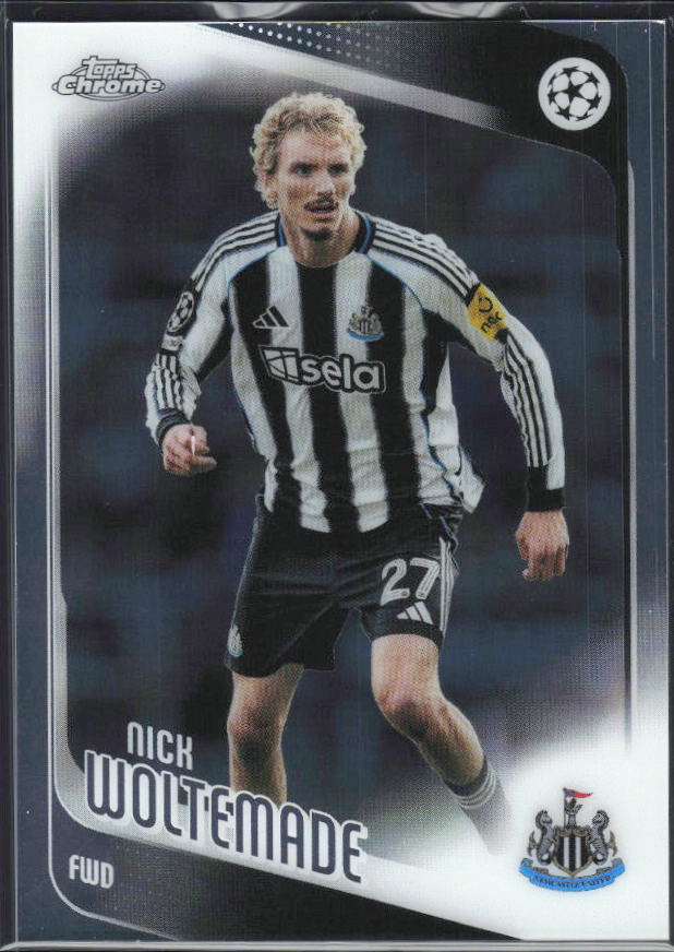 2025-26 Topps Chrome UEFA Club Competitions #68 Nick Woltemade – framsida