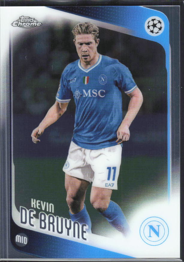 2025-26 Topps Chrome UEFA Club Competitions #200 Kevin De Bruyne – framsida