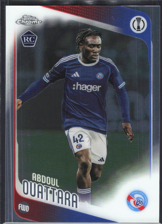 2025-26 Topps Chrome UEFA Club Competitions #114 Abdoul Ouattara – framsida