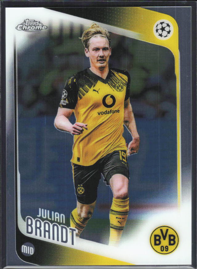 2025-26 Topps Chrome UEFA Club Competitions #81 Julian Brandt – framsida