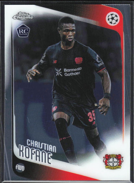 2025-26 Topps Chrome UEFA Club Competitions #27 Christian Kofane – framsida