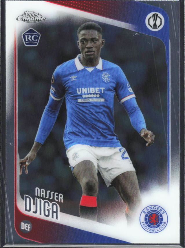 2025-26 Topps Chrome UEFA Club Competitions #140 Nasser Djiga – framsida