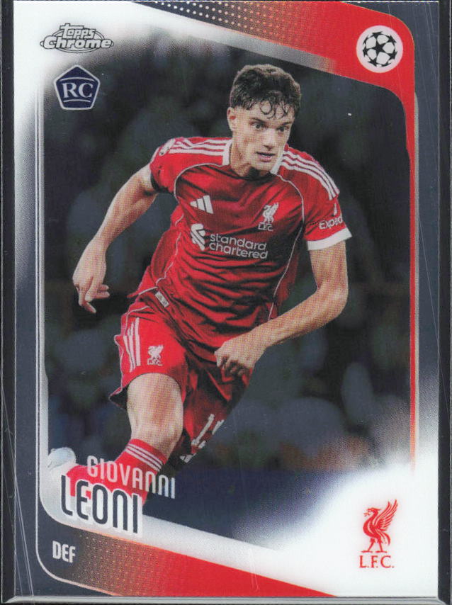 2025-26 Topps Chrome UEFA Club Competitions #73 Giovanni Leoni – framsida