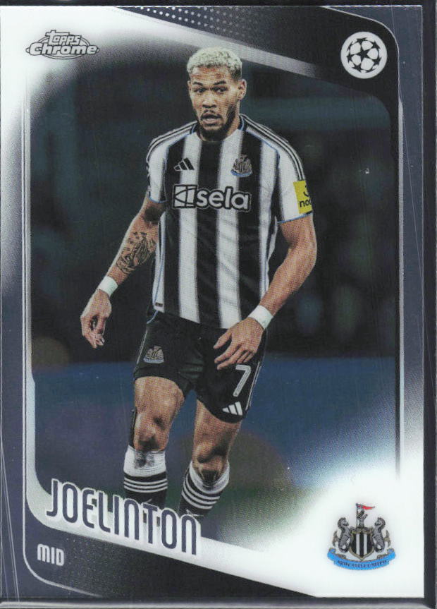 2025-26 Topps Chrome UEFA Club Competitions #23 Joelinton – framsida