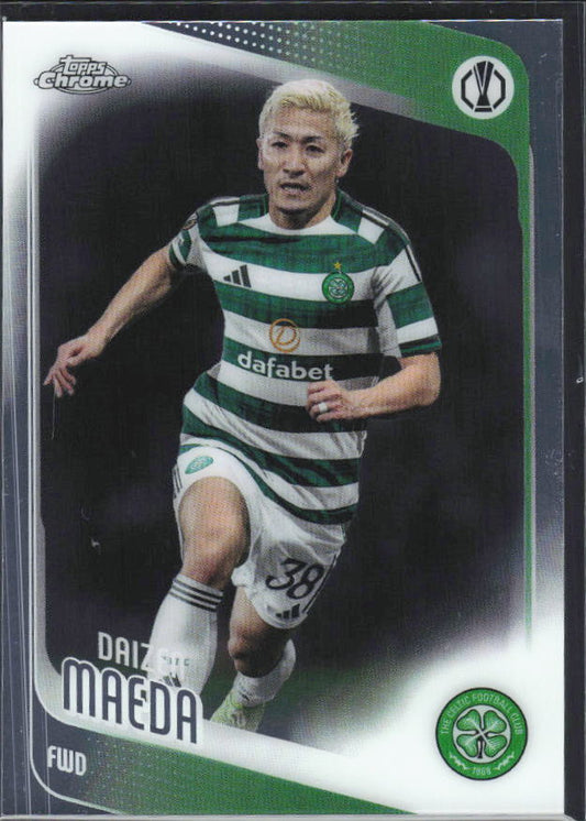 2025-26 Topps Chrome UEFA Club Competitions #98 Daizen Maeda – framsida