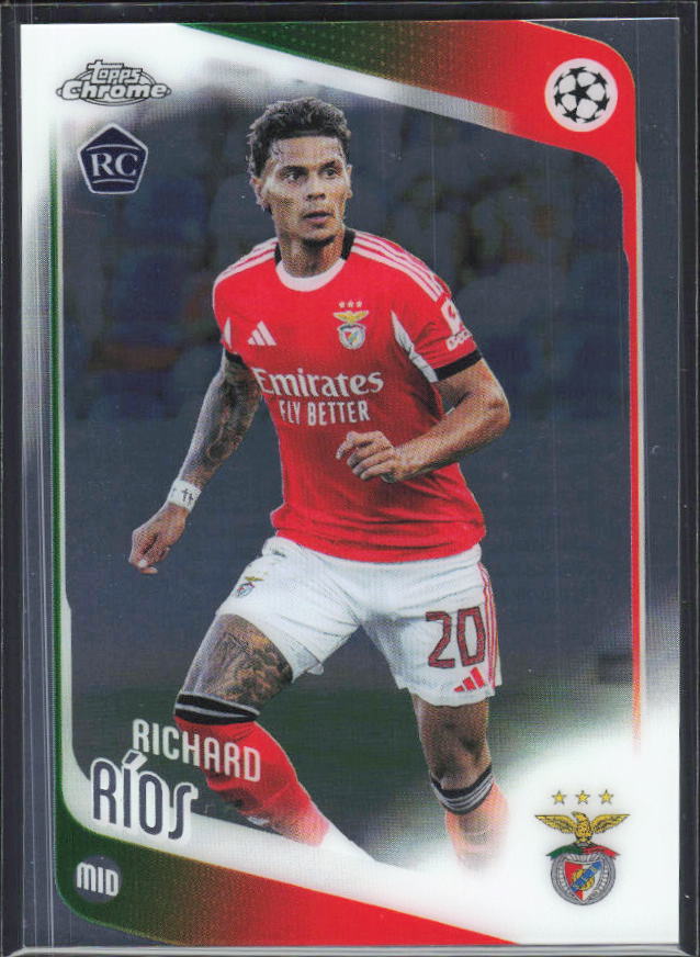 2025-26 Topps Chrome UEFA Club Competitions #16 Richard Ríos – framsida