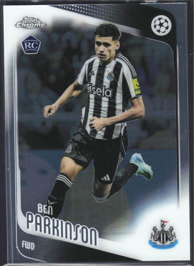 2025-26 Topps Chrome UEFA Club Competitions #125 Ben Parkinson – framsida