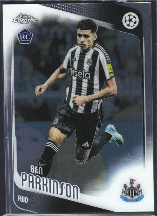 2025-26 Topps Chrome UEFA Club Competitions #125 Ben Parkinson – framsida
