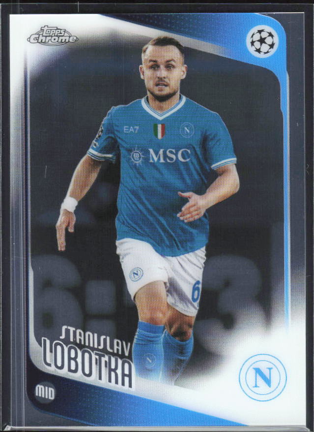 2025-26 Topps Chrome UEFA Club Competitions #11 Stanislav Lobotka – framsida