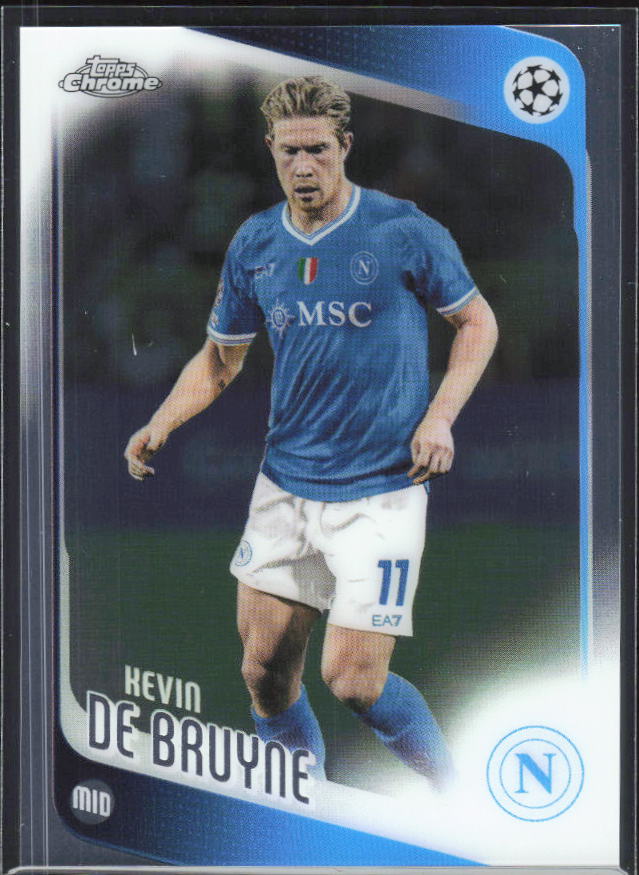 2025-26 Topps Chrome UEFA Club Competitions #200 Kevin De Bruyne – framsida