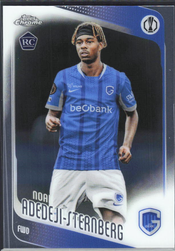 2025-26 Topps Chrome UEFA Club Competitions #122 Noah Adedeji-Sternberg – framsida