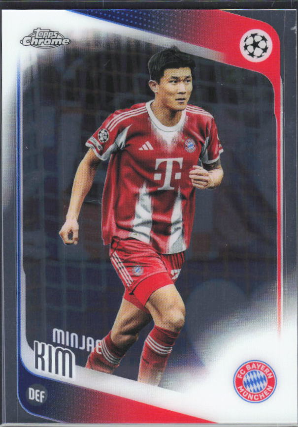 2025-26 Topps Chrome UEFA Club Competitions #101 Minjae Kim – framsida