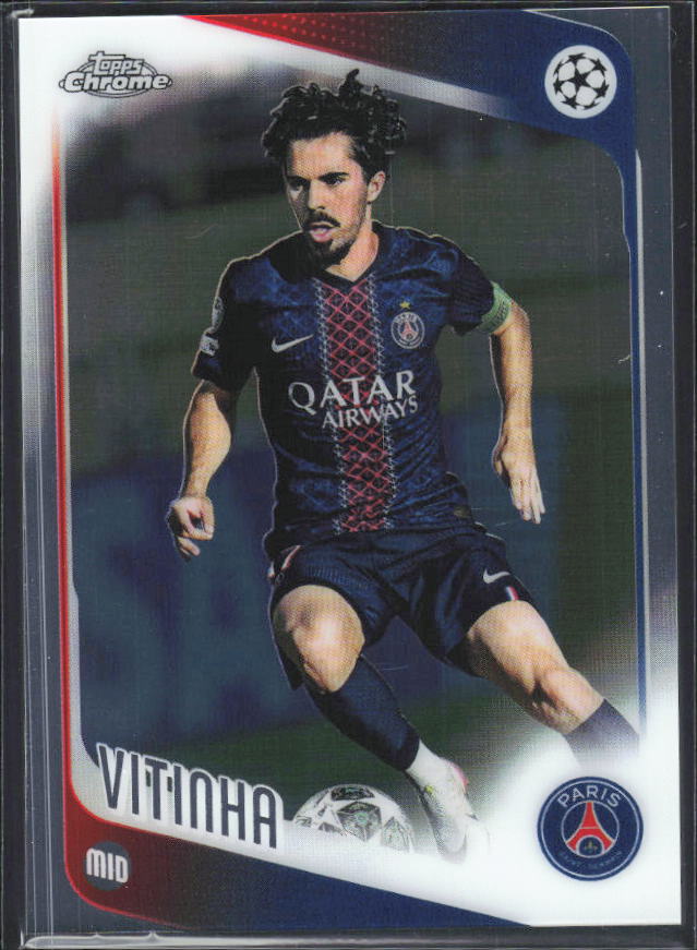 2025-26 Topps Chrome UEFA Club Competitions #46 Vitinha – framsida