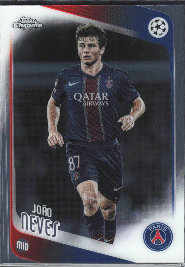 2025-26 Topps Chrome UEFA Club Competitions #14 João Neves – framsida