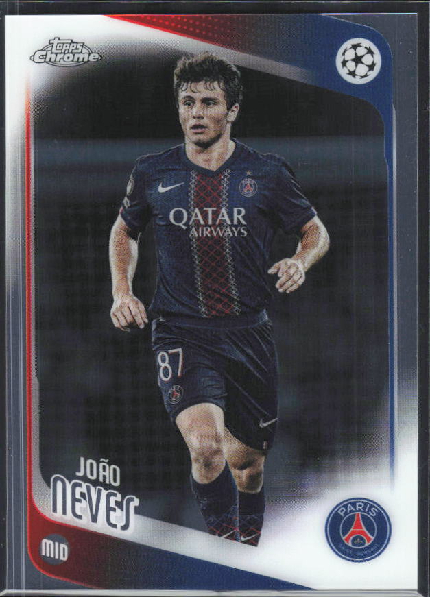 2025-26 Topps Chrome UEFA Club Competitions #14 João Neves – framsida