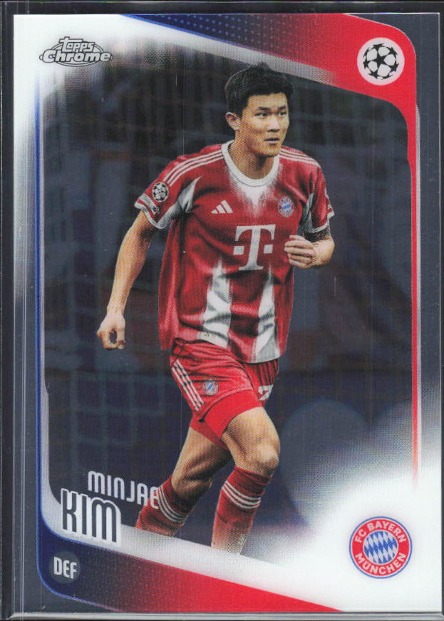 2025-26 Topps Chrome UEFA Club Competitions #101 Minjae Kim – framsida