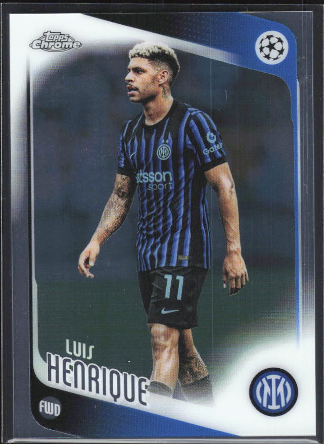 2025-26 Topps Chrome UEFA Club Competitions #131 Luis Henrique – framsida