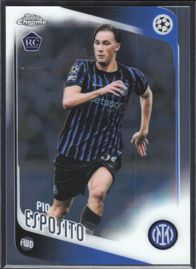 2025-26 Topps Chrome UEFA Club Competitions #163 Pio Esposito – framsida