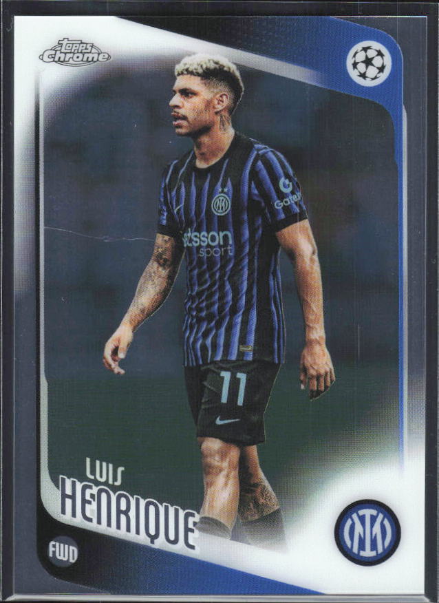 2025-26 Topps Chrome UEFA Club Competitions #131 Luis Henrique – framsida