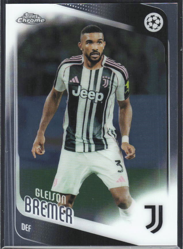 2025-26 Topps Chrome UEFA Club Competitions #152 Gleison Bremer – framsida