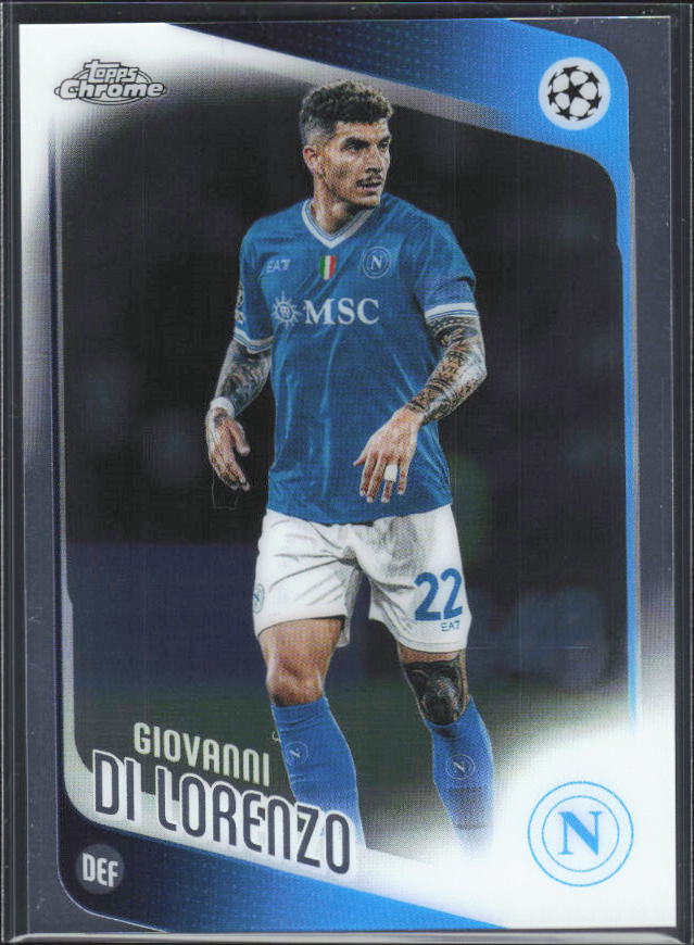 2025-26 Topps Chrome UEFA Club Competitions #77 Giovanni Di Lorenzo – framsida