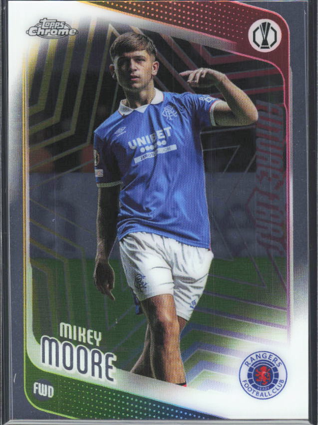 2025-26 Topps Chrome UEFA Club Competitions #56 Mikey Moore – framsida