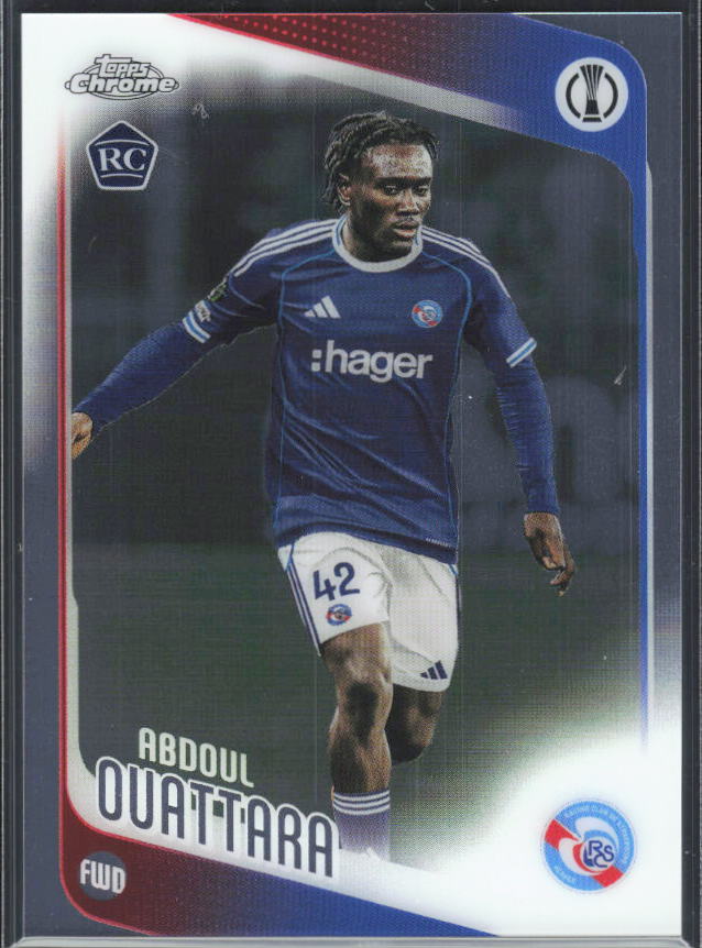 2025-26 Topps Chrome UEFA Club Competitions #114 Abdoul Ouattara – framsida