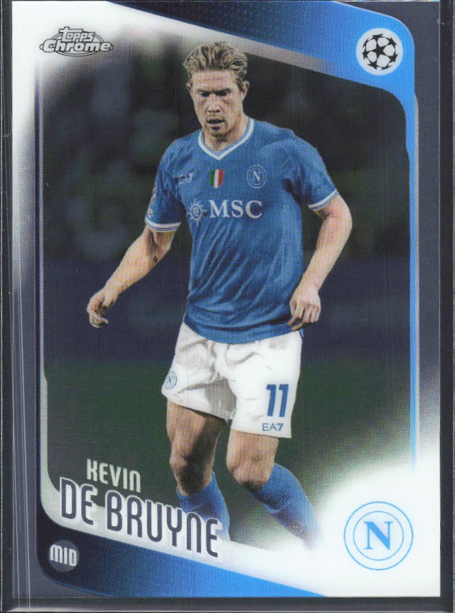 2025-26 Topps Chrome UEFA Club Competitions #200 Kevin De Bruyne – framsida