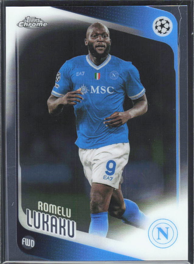2025-26 Topps Chrome UEFA Club Competitions #76 Romelu Lukaku – framsida