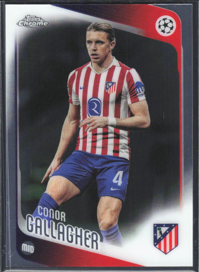 2025-26 Topps Chrome UEFA Club Competitions #189 Conor Gallagher – framsida