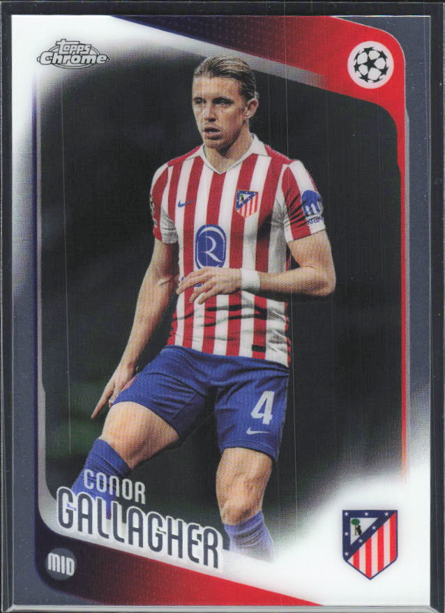 2025-26 Topps Chrome UEFA Club Competitions #189 Conor Gallagher – framsida