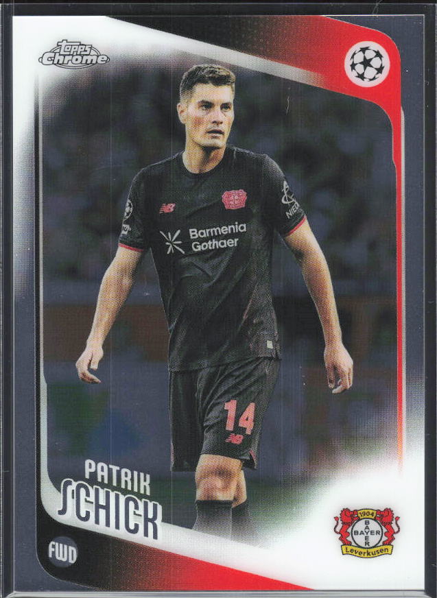 2025-26 Topps Chrome UEFA Club Competitions #153 Patrik Schick – framsida
