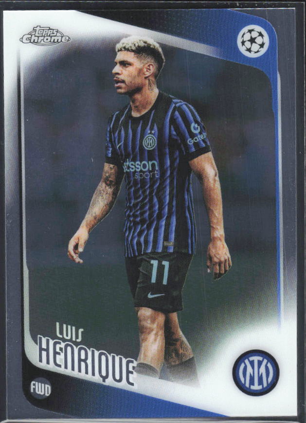 2025-26 Topps Chrome UEFA Club Competitions #131 Luis Henrique – framsida