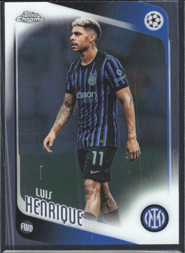 2025-26 Topps Chrome UEFA Club Competitions #131 Luis Henrique – framsida
