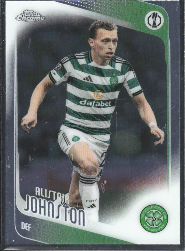2025-26 Topps Chrome UEFA Club Competitions #148 Alistair Johnston – framsida