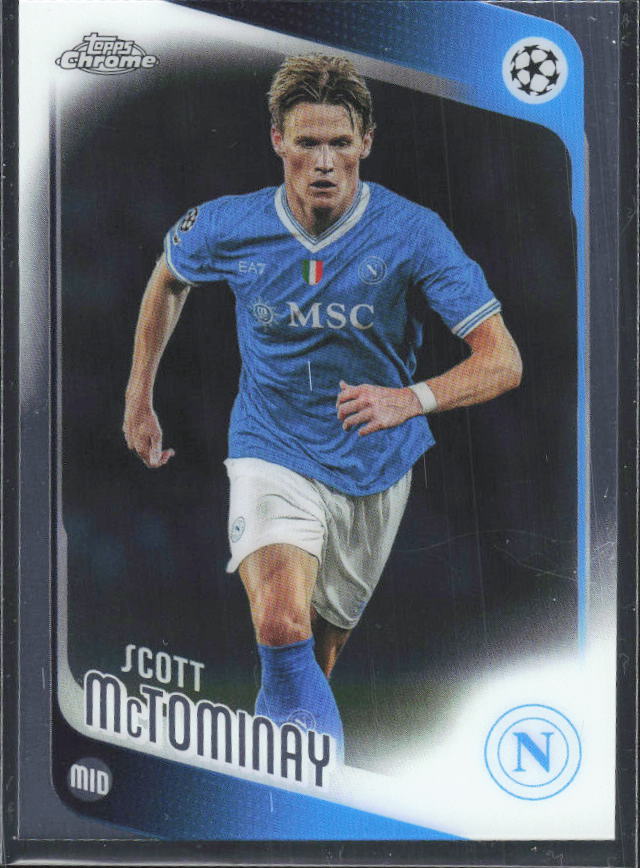2025-26 Topps Chrome UEFA Club Competitions #41 Scott McTominay – framsida