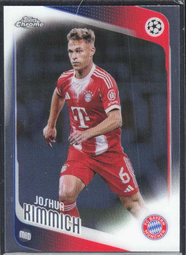 2025-26 Topps Chrome UEFA Club Competitions #55 Joshua Kimmich – framsida