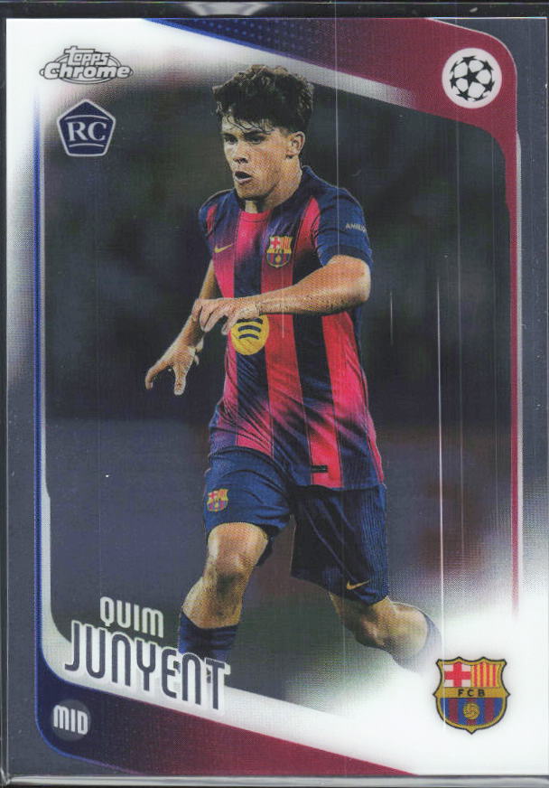 2025-26 Topps Chrome UEFA Club Competitions #93 Quim Junyent – framsida