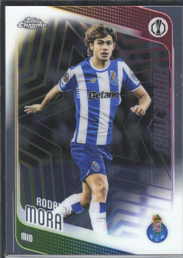 2025-26 Topps Chrome UEFA Club Competitions #83 Rodrigo Mora – framsida