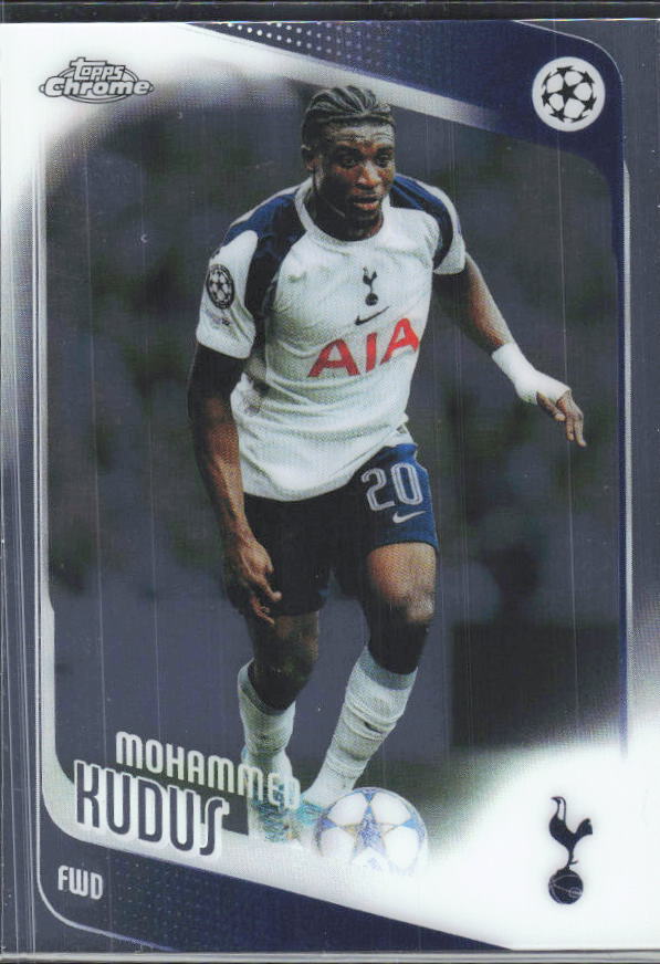 2025-26 Topps Chrome UEFA Club Competitions #89 Mohammed Kudus – framsida