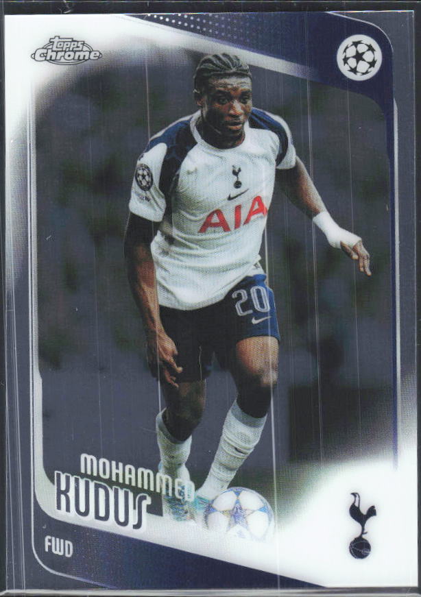 2025-26 Topps Chrome UEFA Club Competitions #89 Mohammed Kudus – framsida